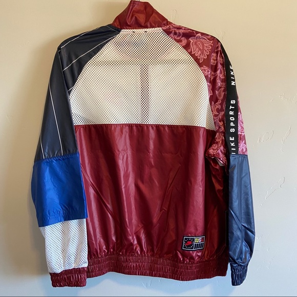 Nike Sportswear Woven Track Jacket Red/White/Blue - Picture 5 of 6